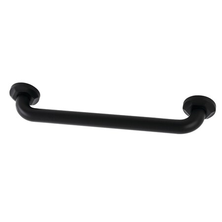 Kingston Brass DR714160 16-Inch x 1-1/4-Inch O.D Grab Bar, Matte Black DR714160